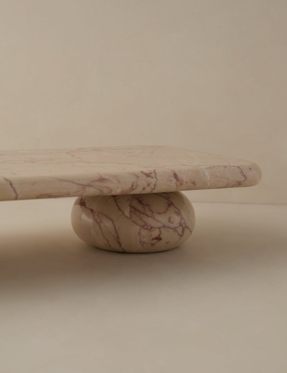 Lusine Rectangular Marble Serving Stand