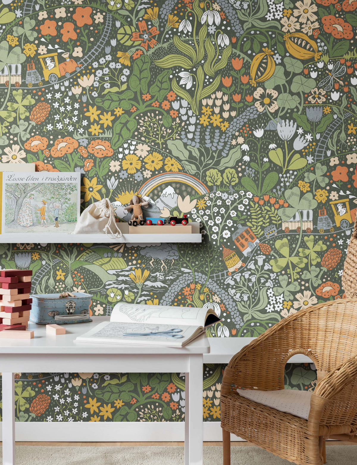 Taget Wallpaper Mural by Lina Schnaufer