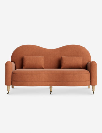 Terracotta Linen Weave
