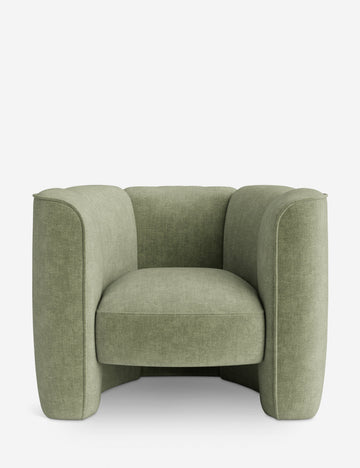 Sage Performance Striated Velvet