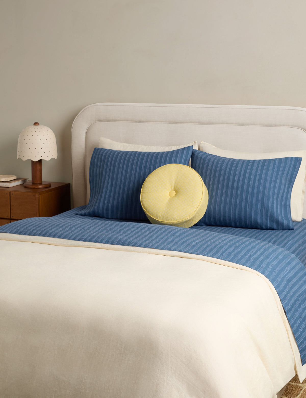 Oja Linen Cotton Sheet Set by Sarah Sherman Samuel