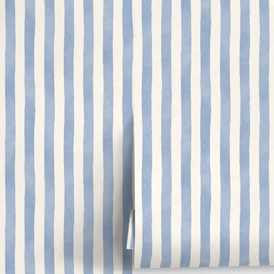 Painterly Stripe Wallpaper by Sarah Sherman Samuel