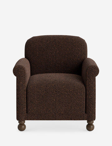 Brown Basket Boucle