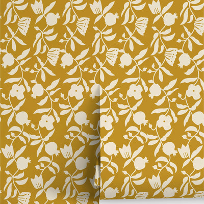 Pome Floral Wallpaper by Sarah Sherman Samuel