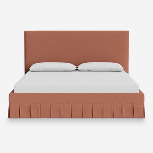 Portola Pleated Platform Bed