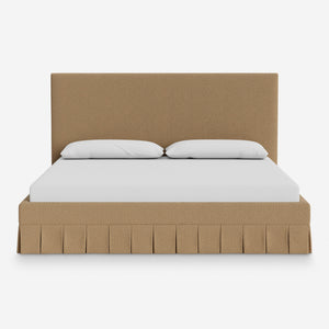 Portola Pleated Platform Bed