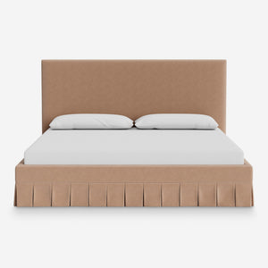 Portola Pleated Platform Bed
