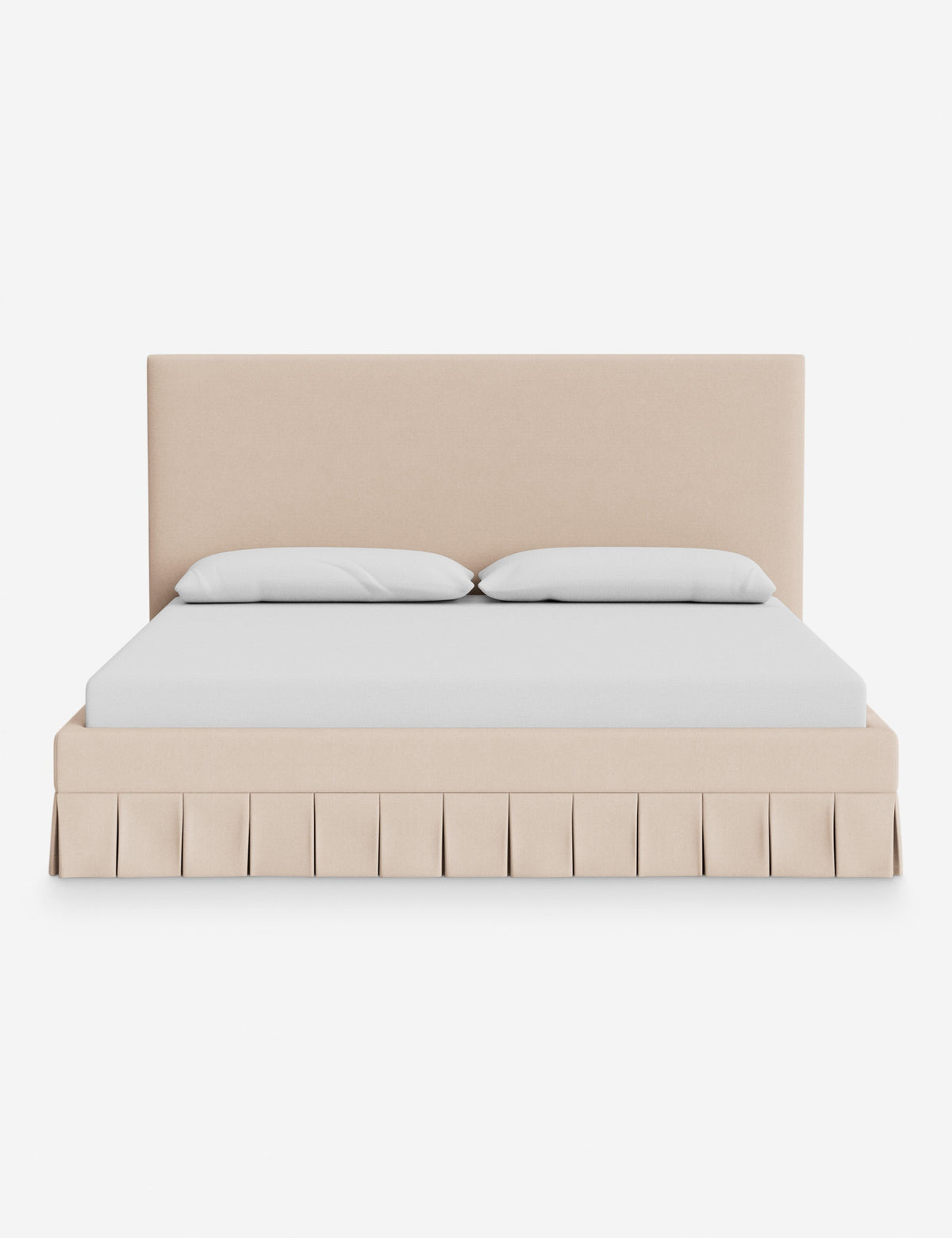 Portola Pleated Platform Bed