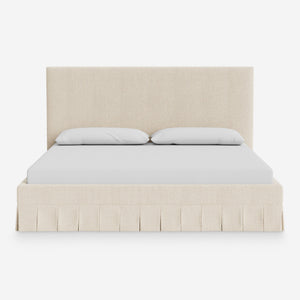 Portola Pleated Platform Bed