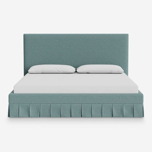 Portola Pleated Platform Bed