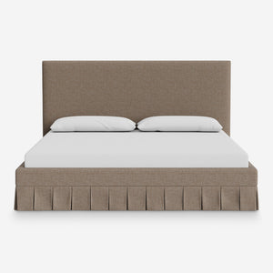 Portola Pleated Platform Bed