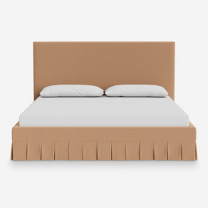 Portola Pleated Platform Bed