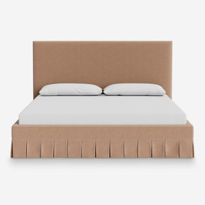 Portola Pleated Platform Bed