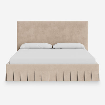 Portola Pleated Platform Bed