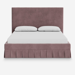 Portola Pleated Platform Bed