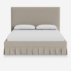 Portola Pleated Platform Bed