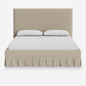 Portola Pleated Platform Bed