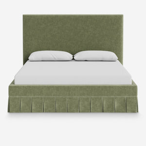 Portola Pleated Platform Bed