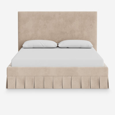 Portola Pleated Platform Bed