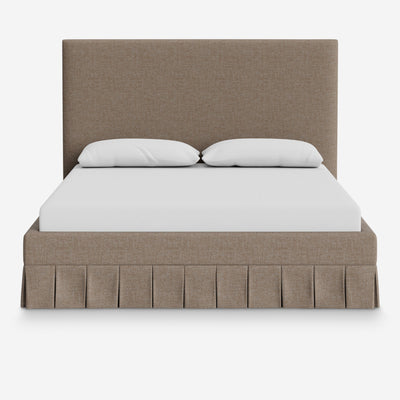 Portola Pleated Platform Bed
