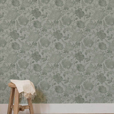 Poppies Textured Peel + Stick Wallpaper by Pure Salt