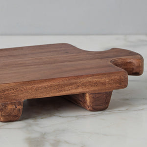 Normandy Wood Riser Footed Tray by etúHOME