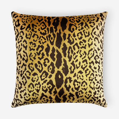 Leopardo Silk Pillow by Scalamandré