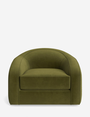 Olive Faux Mohair