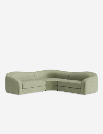 Sage Performance Striated Velvet