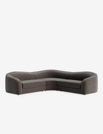 Taupe Performance Velvet