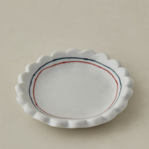 Scalloped Salt Dish by Stephanie Dawn Matthias
