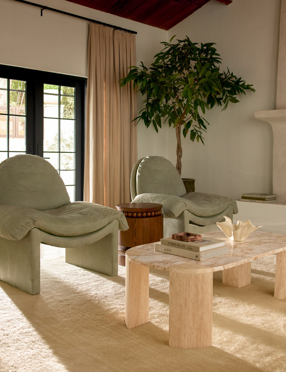 Nolina Leather Accent Chair by Carly Cushnie