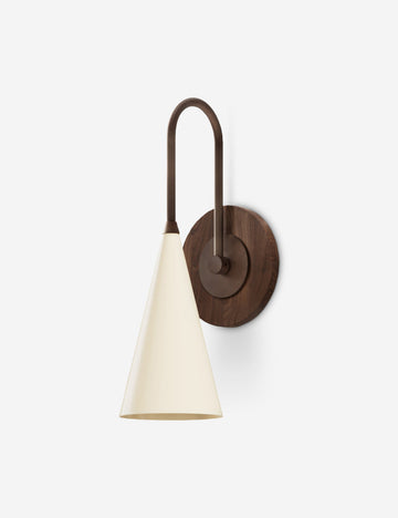 Crema and Natural Walnut