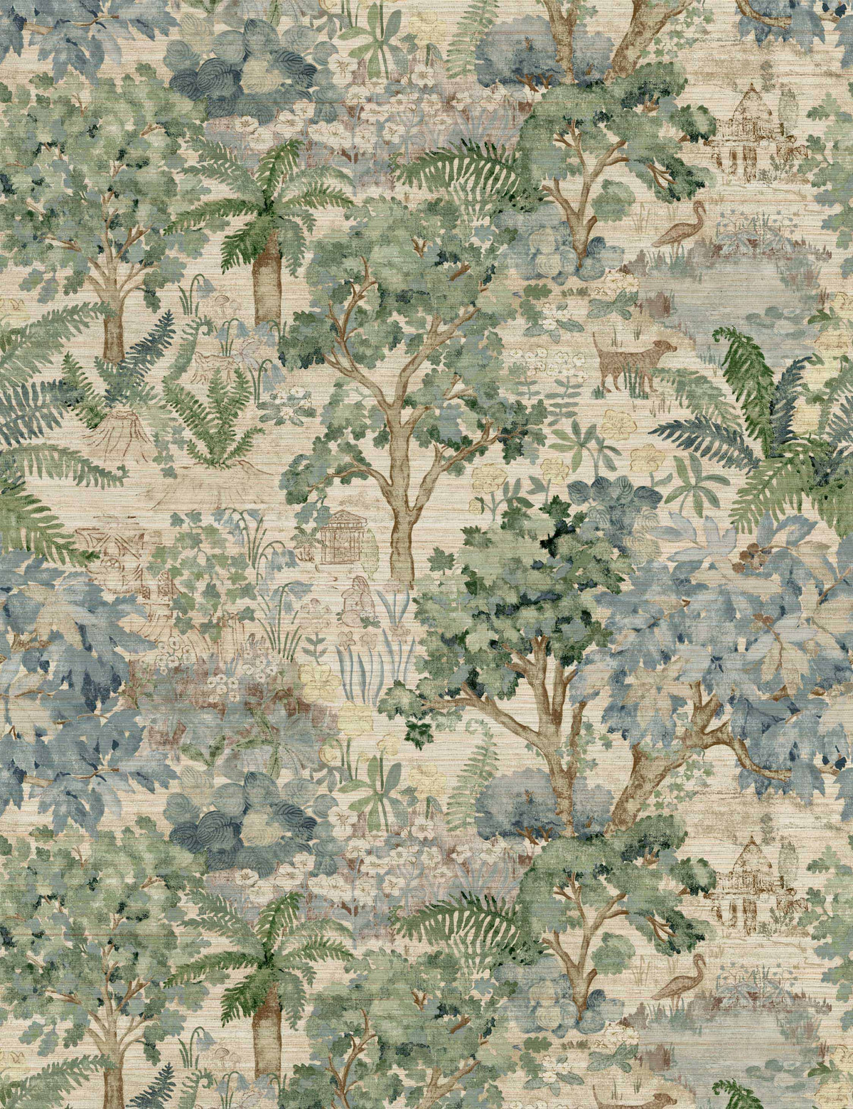 The Stumpery Wallpaper by Sanderson