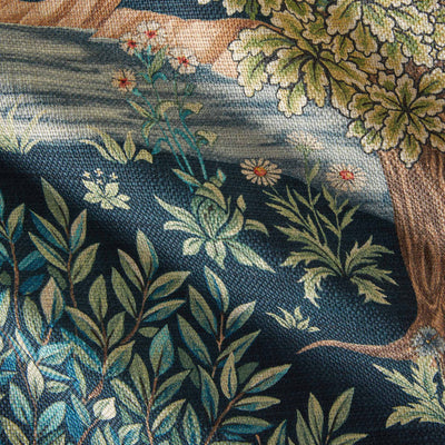 The Brook Tapestry Viscose Fabric by Morris & Co.