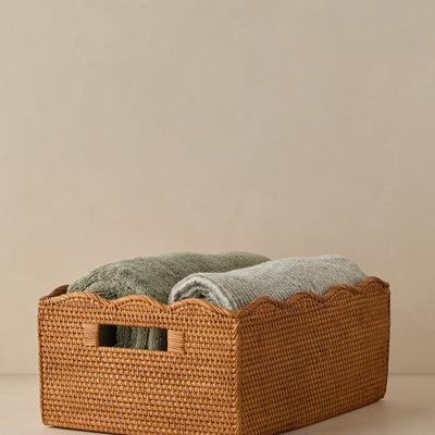 Tyna Rattan Storage Bin