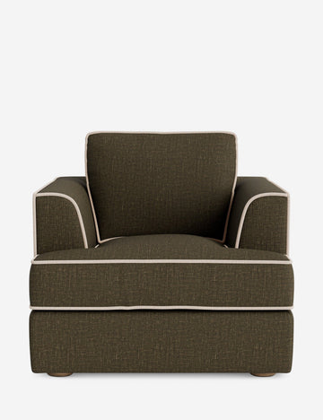 Olive Performance Linen/Talc Performance Linen