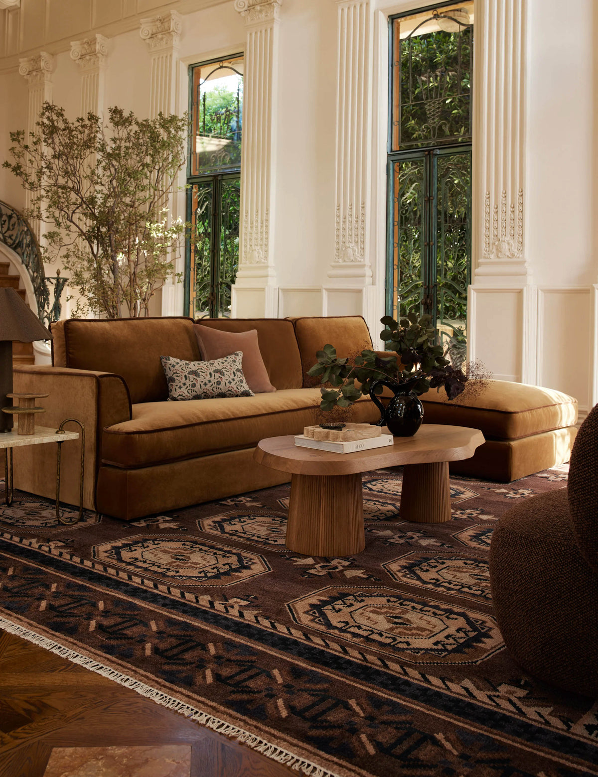 Caprice Hand-Knotted Wool-Blend Rug
