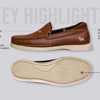 The Luxe Loafers : Tan