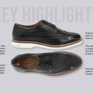 Luxe Brogues : Black