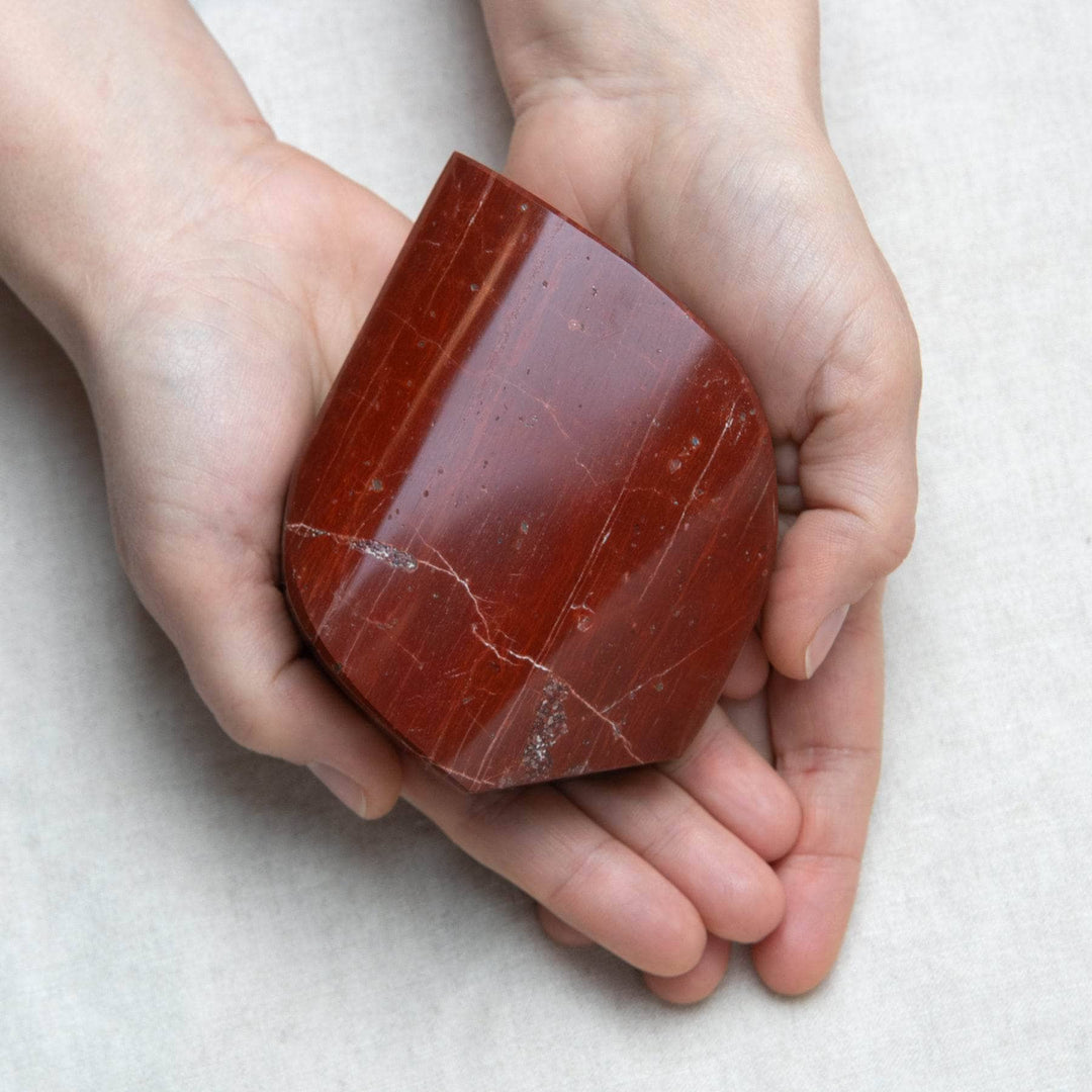 Red Jasper Flame Freeform Crystal