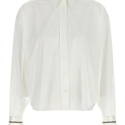 Brunello Cucinelli Shiny Cuffs Shirt