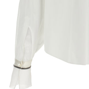 Brunello Cucinelli Shiny Cuffs Shirt