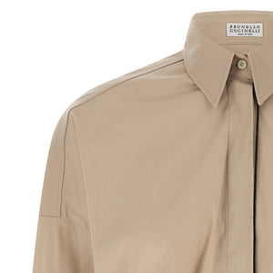 Brunello Cucinelli Shiny Trim Shirt