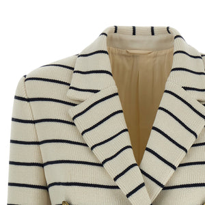 Brunello Cucinelli Striped Sweater Blazer