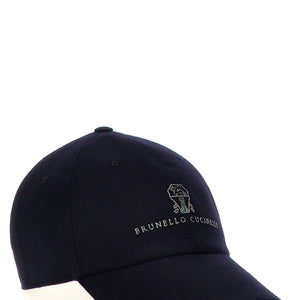 Brunello Cucinelli Logo Embroidery Cap
