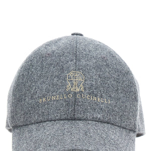 Brunello Cucinelli Logo Embroidery Cap