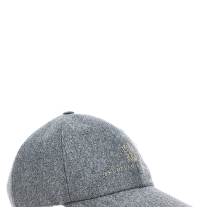 Brunello Cucinelli Logo Embroidery Cap
