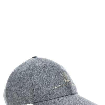 Brunello Cucinelli Logo Embroidery Cap