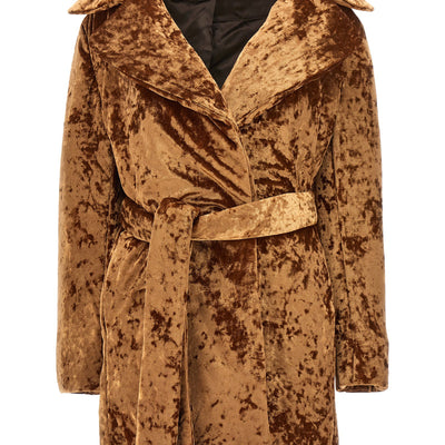 Atlein Crushed Velvet Coat